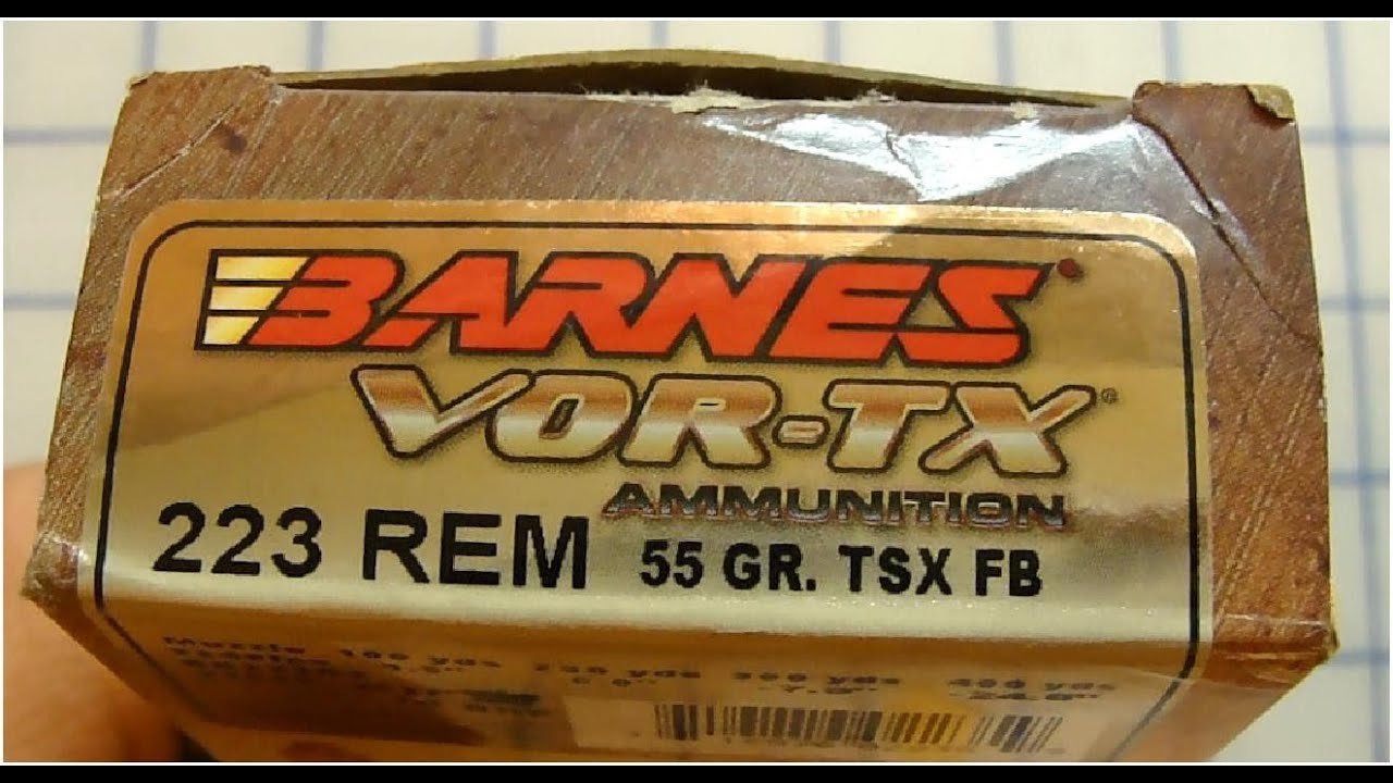 Barnes Ttsx Ballistics Chart