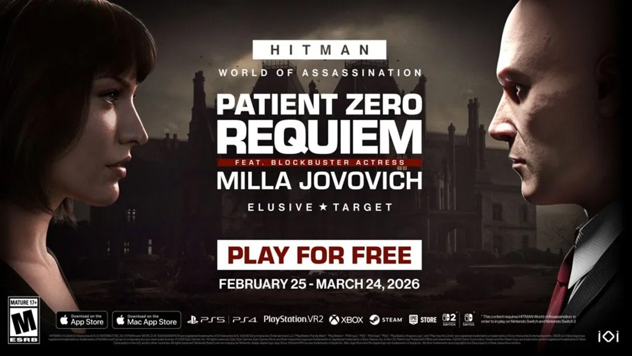 Silent Assassin on Patient Zero Requiem | Milla Jovovich | Hitman | PS5 | #IOInteractiveCreator
