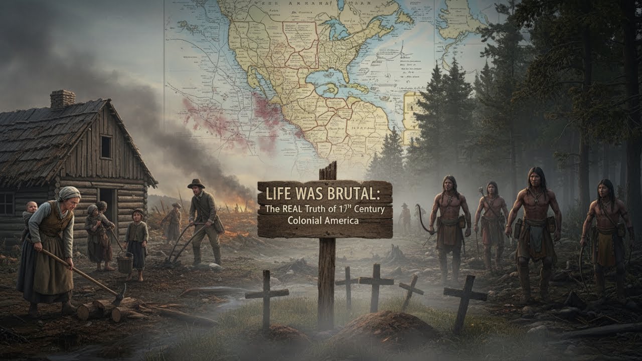 Life Was Brutal The REAL Truth of 17th Century Colonial America || American History Sleep Story