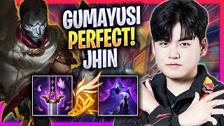 GUMAYUSI PERFECT GAME WITH JHIN! - T1 Gumayusi Plays Jhin ADC vs Ezreal! | Season 2024
