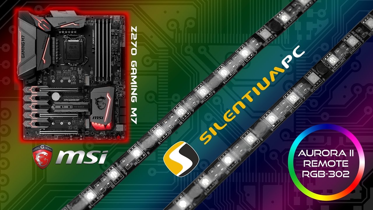 [DE] SilentiumPC Aurora Remote RGB-302 im Vergleich zu MSI Mystic Light