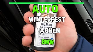 Auto Winterfest Machen Auf Den Winter Vorbereiten Frostschutz Kühlerschutz Gummis Konservieren Sonax