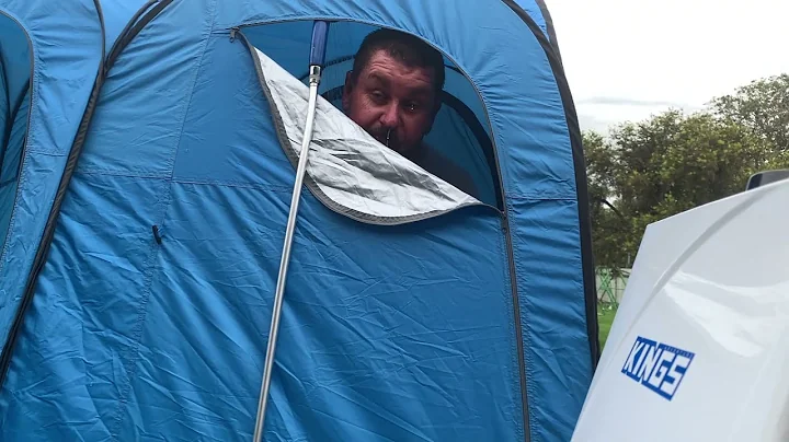 king's double shower tent and hot water system (review)