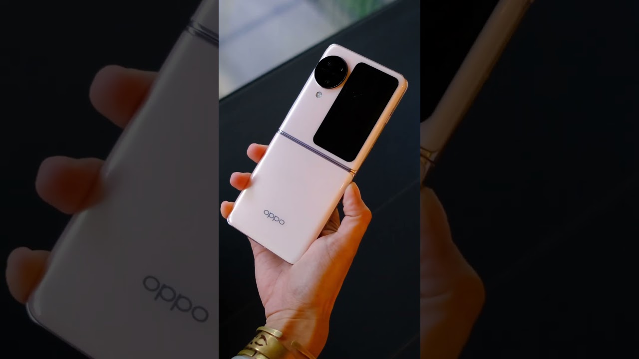 OPPO Find N3 Flip PINK quick unboxing - YouTube
