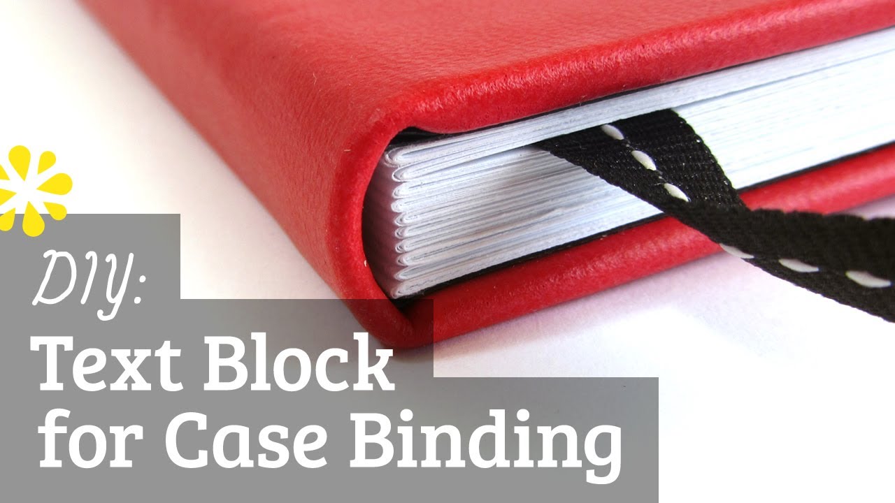 Casebinding Tutorial  Bookbinding How-to Create the Text Block