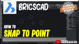 BricsCAD How To Snap To Point