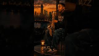 Saxophone Sunset Serenade  City Vibes &amp; Golden Hour Magic!  #cafejazz #focusmusic #jazzrelaxingmusic