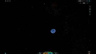 SimpleRockets 2 Earth view comparisons from the Moon with music