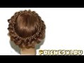 Очень красивое и необычное плетение косы вокруг головы  Коса вокруг головы, видео