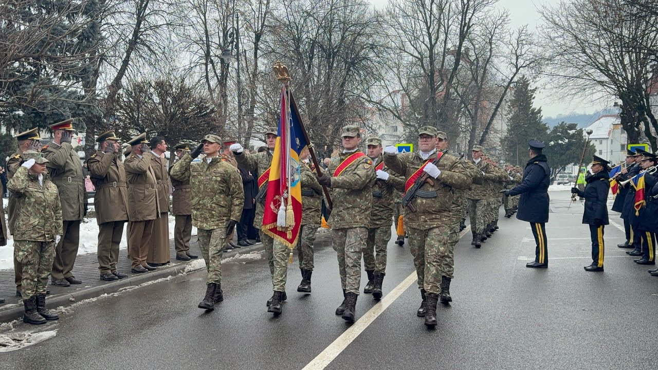 Defilare Ziua Unirii Principatelor Române Bistrita 2026