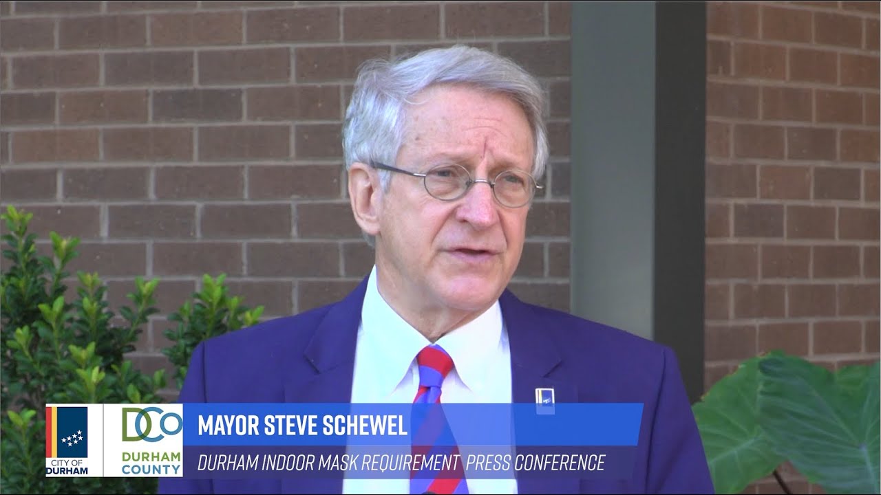 Durham Indoor Mask Requirement Press Conference August 9, 2021 YouTube