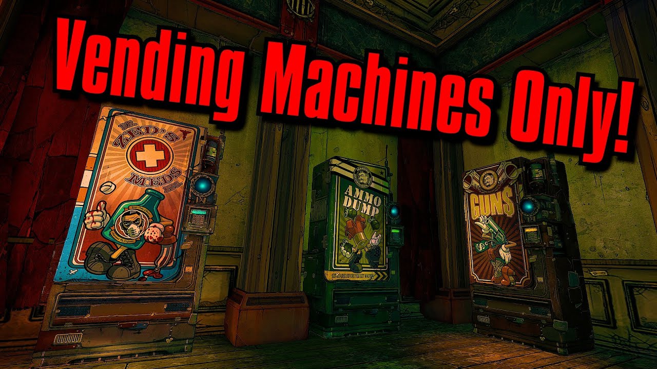 Можно ли пройти Borderlands 2, покупая только снаряжение из торговых автоматов!?