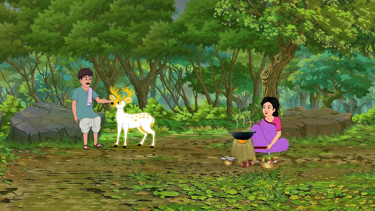 जादुई हिरन  | Jadui Hiran | Hindi Story | Hindi Kahaniya | Moral Stories | cartoon story