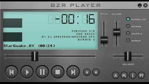 Starquake, game music (ZX Spectrum 48K)