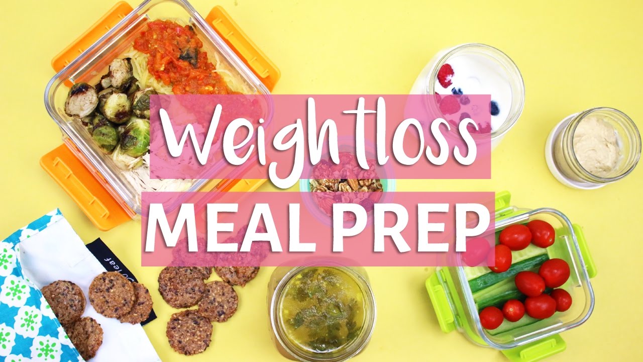 EASY MEAL PREP WITH ME! | Healthy Meal Prep for Weight Loss - YouTube