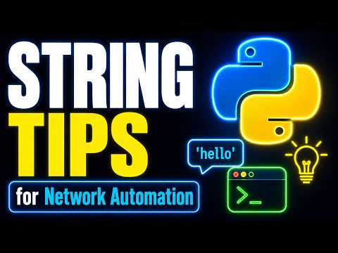 PYTHON STRING TIPS for Network Automation