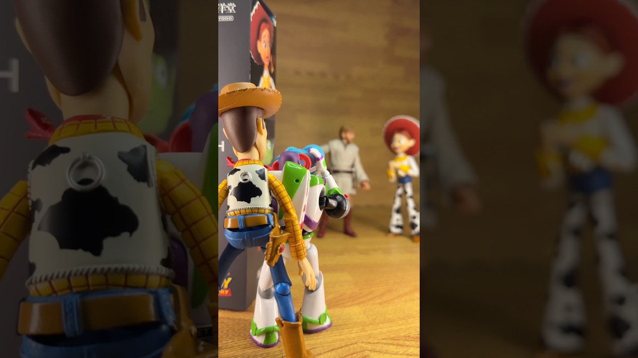 『嫉妬』我が家のトイストーリー【TOY STORY5】トイストーリー5公開記念　リボルテック#toystory #トイストーリー5 #toystory5 #actionfigures #figure