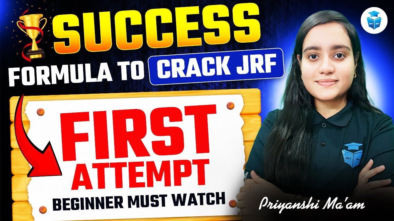 Success Formula to Crack JRF in First Attempt | UGC NET Beginner Must ...