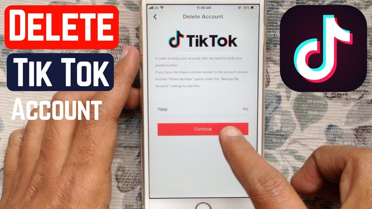 How To Delete Tik Tok Account 24