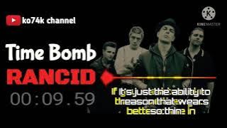 Rancid - Time Bomb (Lyrics)