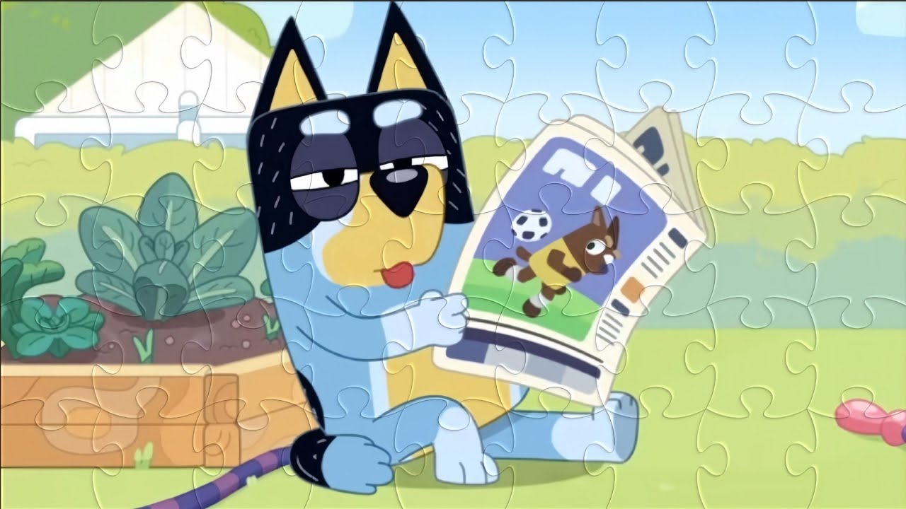 Bluey Puzzle for Toddlers | Watch, Learn, and Solve Together! - YouTube