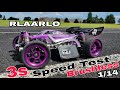 3s Speed Test - RLAARLO Brushless 1/14  RC Buggy
