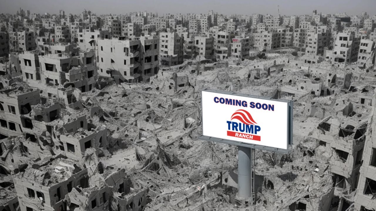 The Trump Ranch | Trump's Concept of a Plan for the Gaza Strip - YouTube