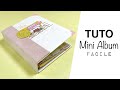 SCRAPBOOKING { TUTO } Mini ALBUM trop MIGNON et FACILE avec les produits de ZIBULINE I LYDILLE I