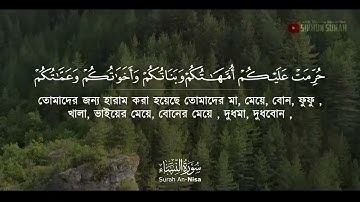 সূরা আন নিসা سورة النساء   আসলেই সুন্দর কুরআন তিলাওয়াত । By Alaa Aqel   Sikhun Surah