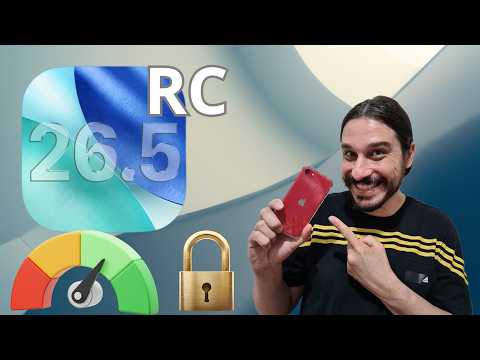 iOS 26.5 RC released! iPhone is now faster and more secure!