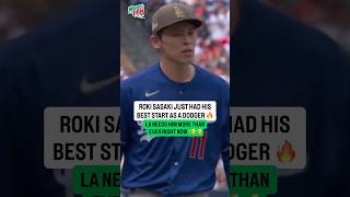 Roki Sasaki just had his best start of his Dodgers career 🔥