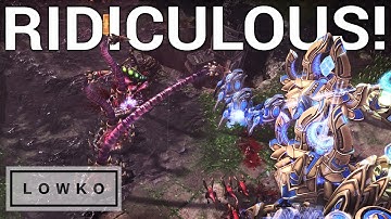 StarCraft 2: INSANE GAME - Proxy Hatcheries & Base Races!