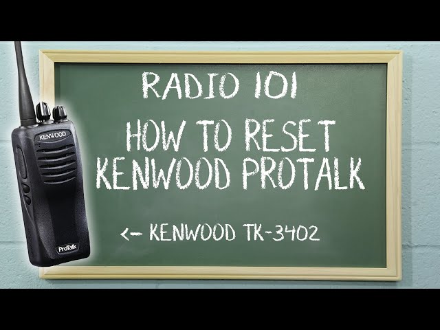 TK-3402P, Radio Kenwood