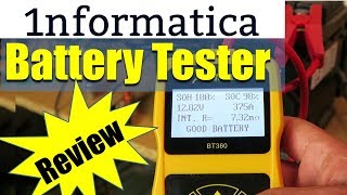 Battery System Tester BT360 Autool Test Review