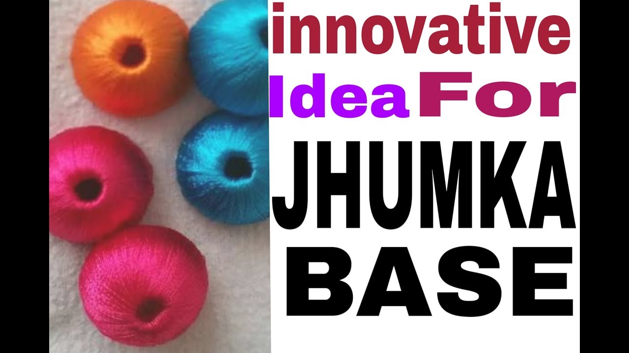 How to make jhumka base// simple easy and new idea for Jhumka base// Diy jhumka base.. - YouTube