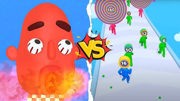 Sandwich Runner VS Layer Man Run - Satisfying ASMR Gameplay ALL Levels NEW UPDATE Android Part 7