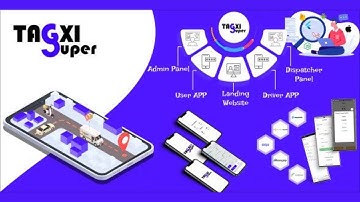 Tagxi Super - Taxi + Goods Delivery Complete Solution || How to make Taxi Booking App with website