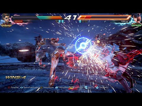 Hwoarang Give Punish to Patientless Anna