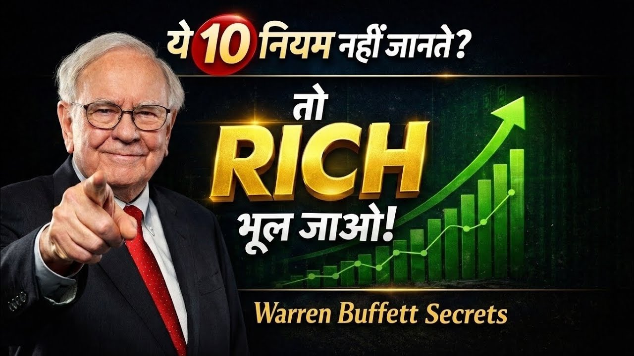 Warren Buffett के 10 नियम जो आपको RICH बना सकते हैं (99% लोग नहीं जानते)