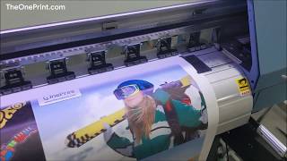 OnePrint Low Cost Small Digital Vinyl Banner Printing Machine with XP600