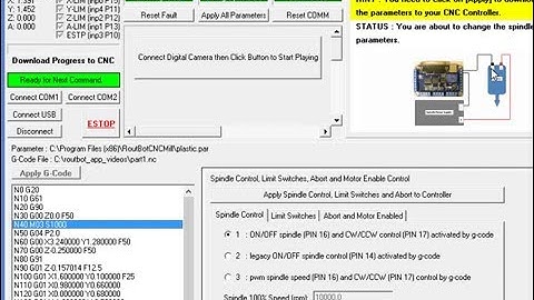 CNC Spindle Control with RoutBot CNC Software