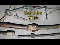 How to open ac pipe suction & discharge joint