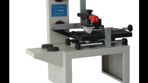 Pen Pad Printing Machine,Small Pad Printer  Video, Cosmetic Container Tempo Printing Machine