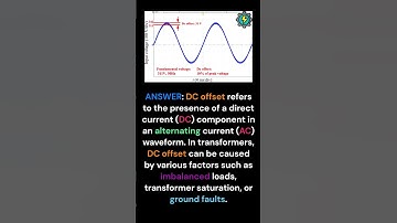 What is DC offset value in Transformers? #dcoffset #transformer #electricalengineering #interview