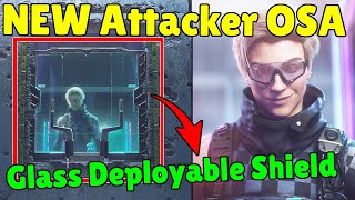 NEW Attacker *OSA* Will Have a Bulletproof Glass Deployable Shield - Rainbow Six Siege Crystal Guard