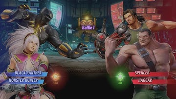 MARVEL VS. CAPCOM: INFINITE Black Panther,Monster Hunter Req. Arcade Mode