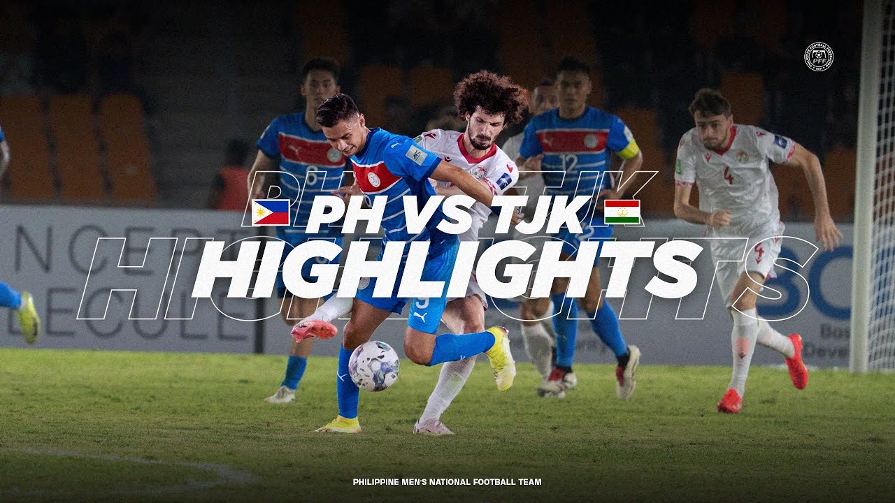 Philippines vs Tajikistan | Highlights | AFC Asian Cup 2027 Qualifiers