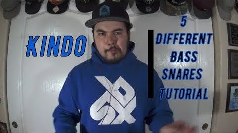 Tutorial #30 5 Different Bass Snares | Kindo