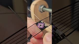 Follow me for inspiration, patterns, and beading ideas #loombeading #beadweaving #pattern #beading