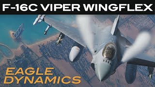 DCS: F-16C Viper - Wing Flex Demonstration